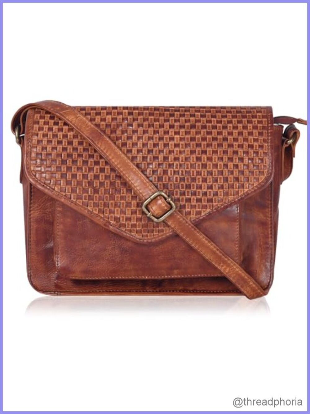Genuine Leather Crossbody Purse for Women Shoulder Bag